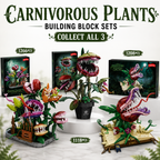 Carnivorous Man-Eating Plant Building Sets – 3 Designs