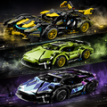 Technical Racing Sports Car Building Block Collection