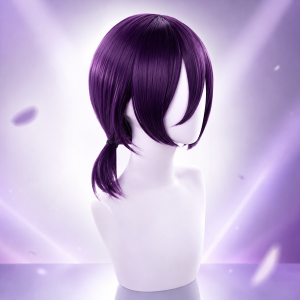 Reze Inspired Purple Cosplay Wig