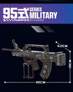Classic Bolt-Action Rifle Building Block Collection – Military Model Kits