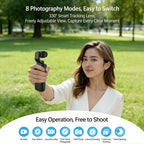 4K Pocket Tracking Camera – 330° Auto Tracking