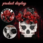 2026 Halloween MOC Building Block Collection – Crow, Skull, Rose &amp; Gothic Display Models