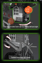 Nightmare-Inspired Haunted Mansion Building Block Collection – 581 Pieces