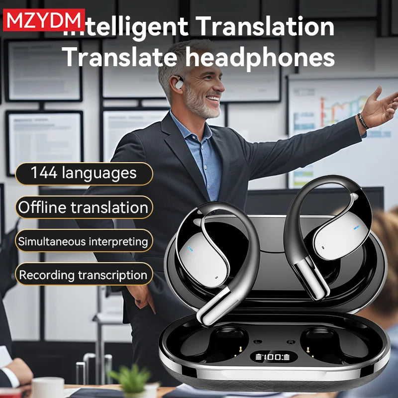 TOP SELLER - 3-in-1 AI Translator Earbuds – 144 Languages