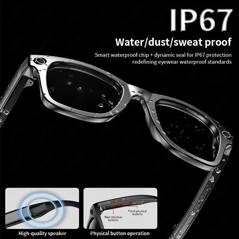 13MP AI Smart Glasses with Translation