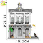 HUIQIBAO City Corner Coffee Shop Micro Building Blocks – 5 Sets to Collect