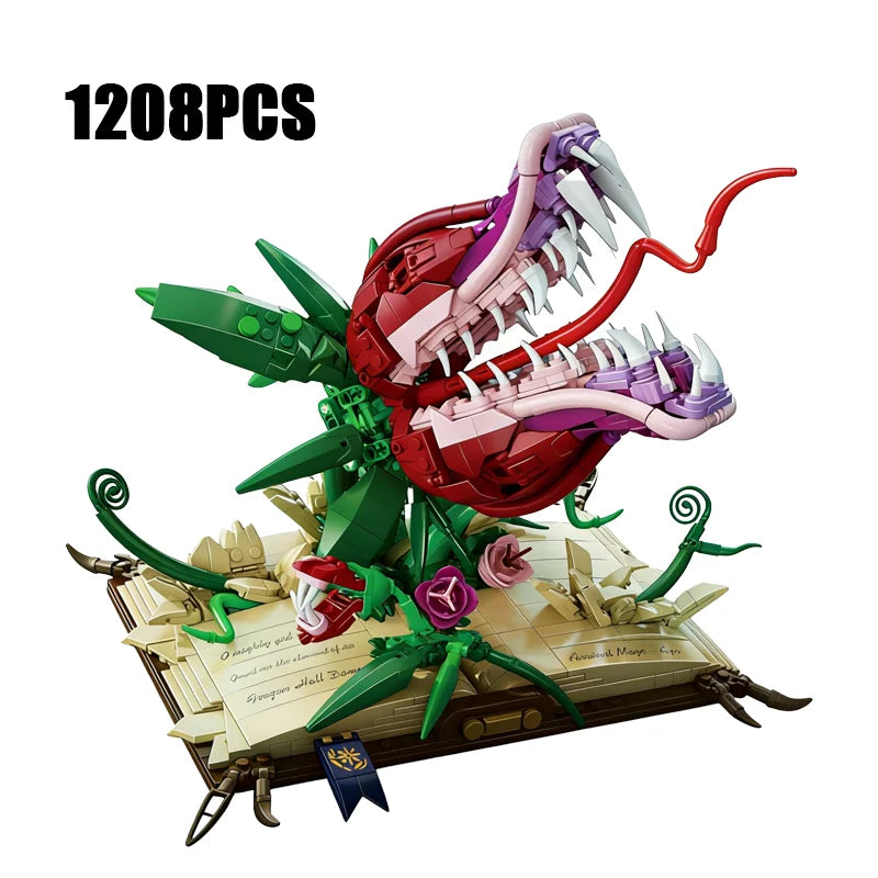 Carnivorous Man-Eating Plant Building Sets – 3 Designs