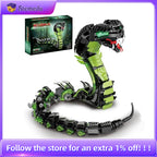 689PCS Mechanical Cobra Building Blocks – STEM Technological Snake Model
