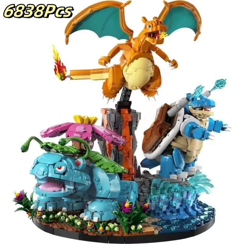 Monster Trio Building Block Set – 6,838 Pieces (Model 72153)
