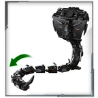 1000+PCS Cyberpunk Mechanical Snake Building Blocks – Technical Animal Model