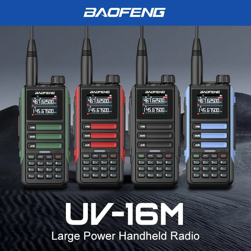 Baofeng UV-16M V2 Full Band Two-Way Radio – 2026 Upgraded Edition