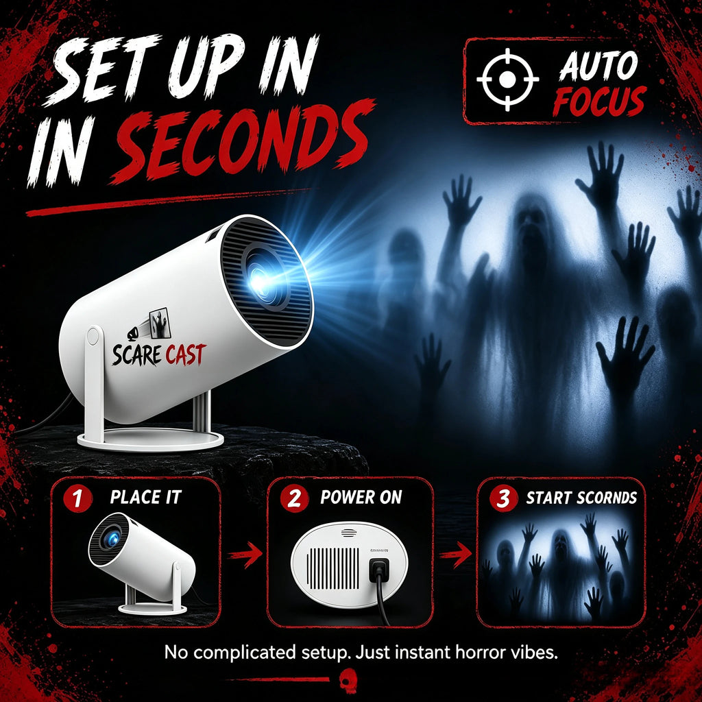 Scare Cast Multi-Purpose Smart Projector