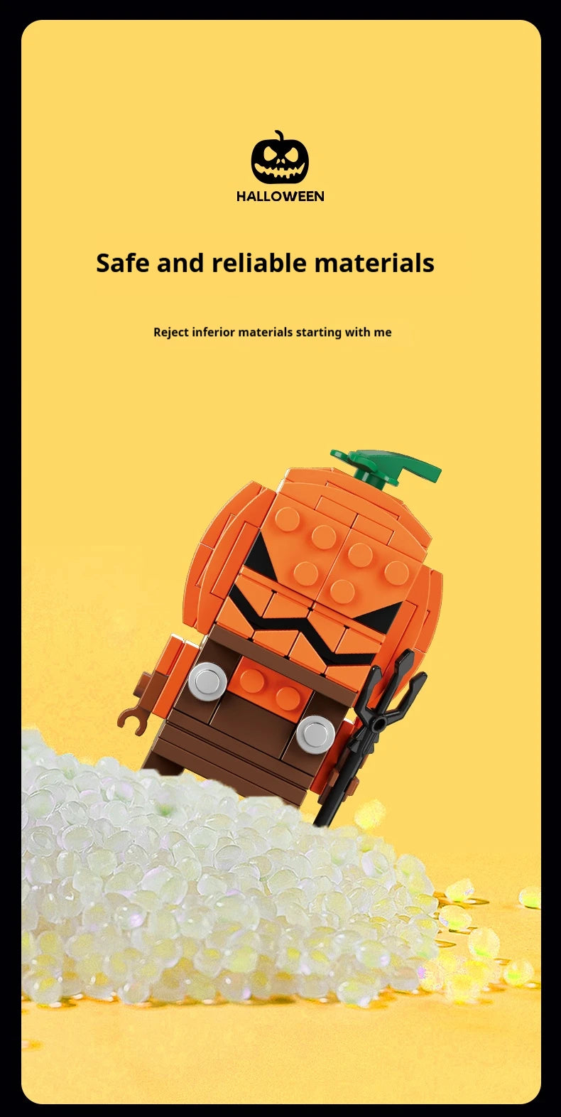 Halloween Horror Building Block Collection – Spooky MOC Display Sets