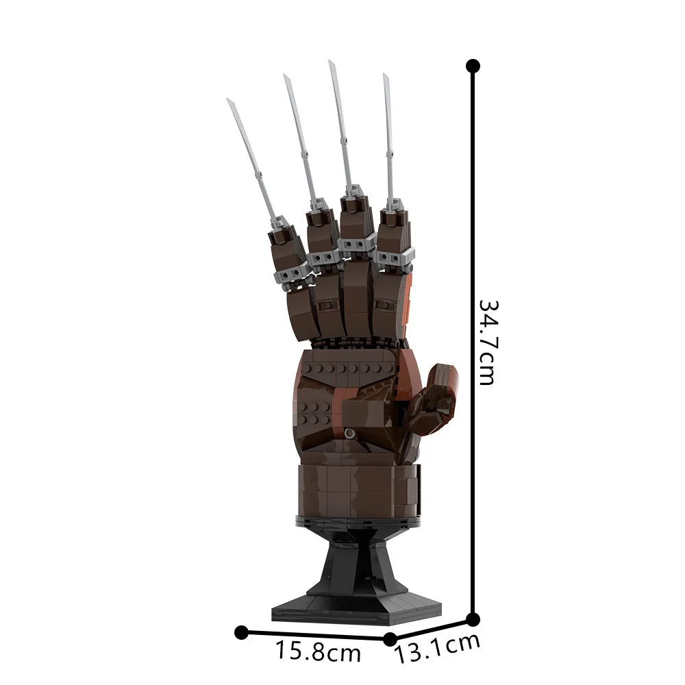 533PCS Nightmare on Elm Street Glove Building Set