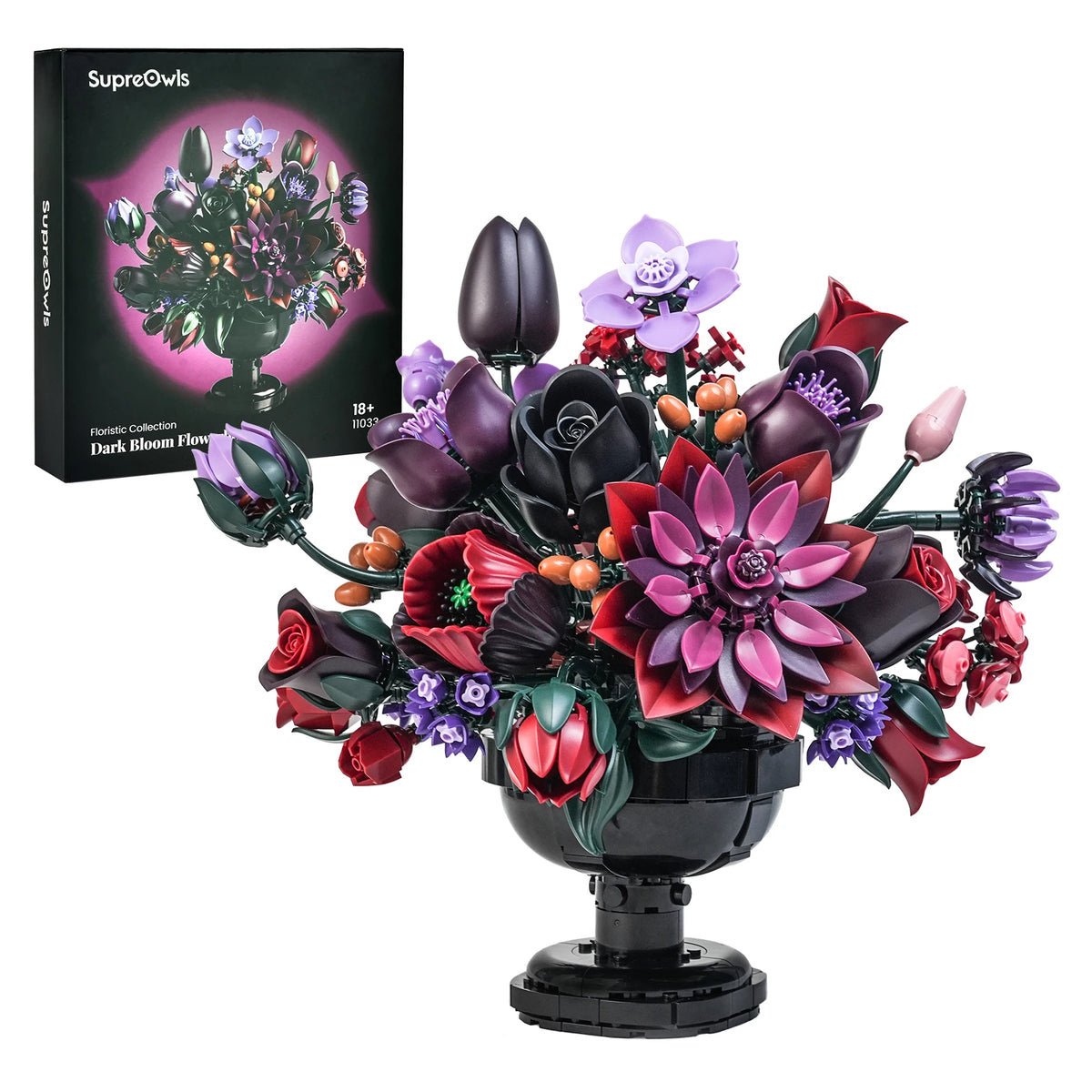 Dark Bloom Gothic Flowerbed Building Set