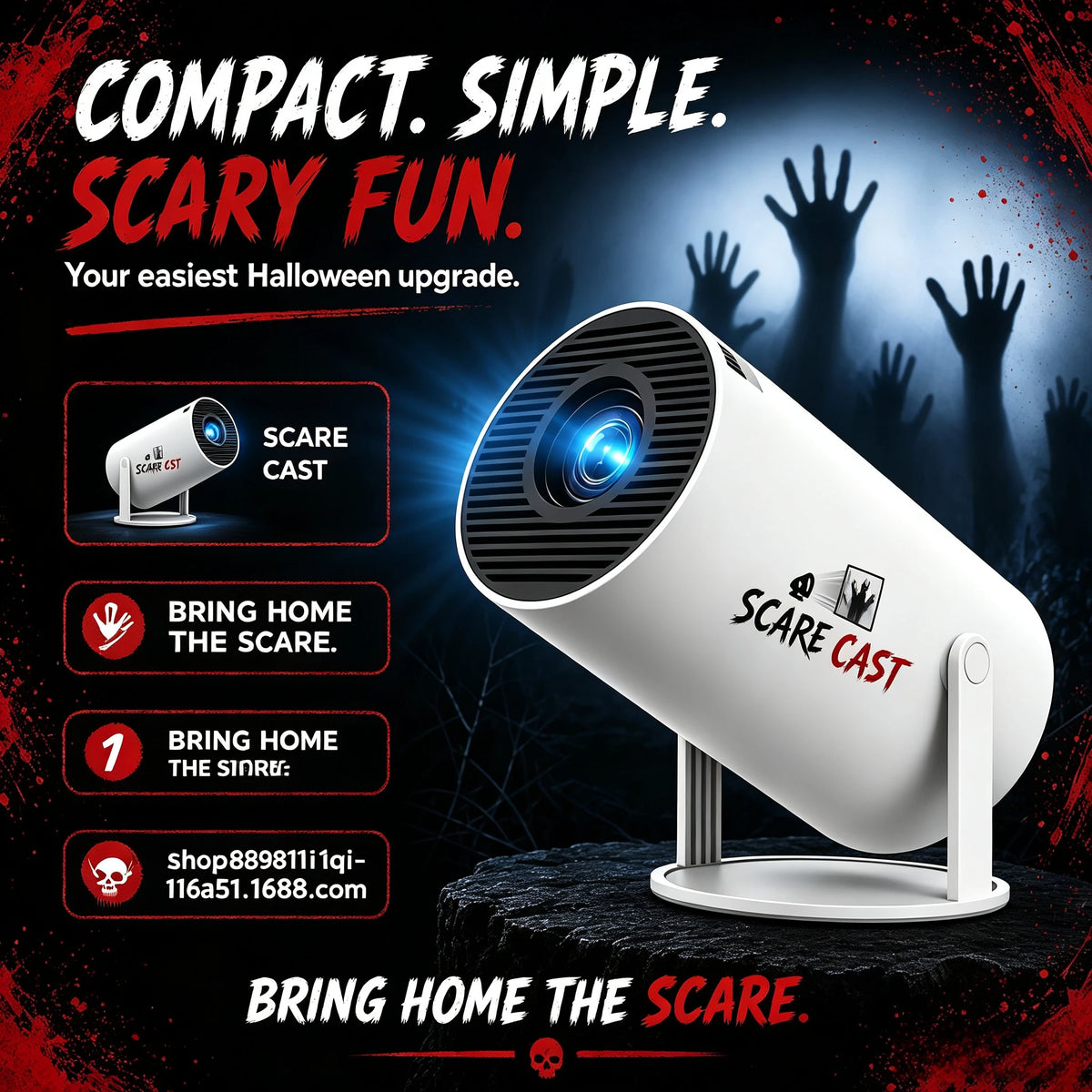 Scare Cast Multi-Purpose Smart Projector