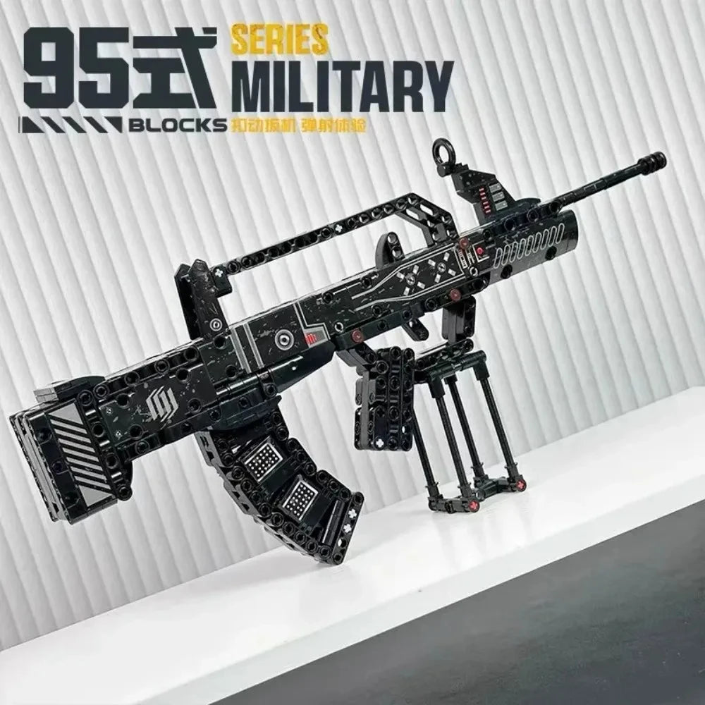 Classic Bolt-Action Rifle Building Block Collection – Military Model Kits