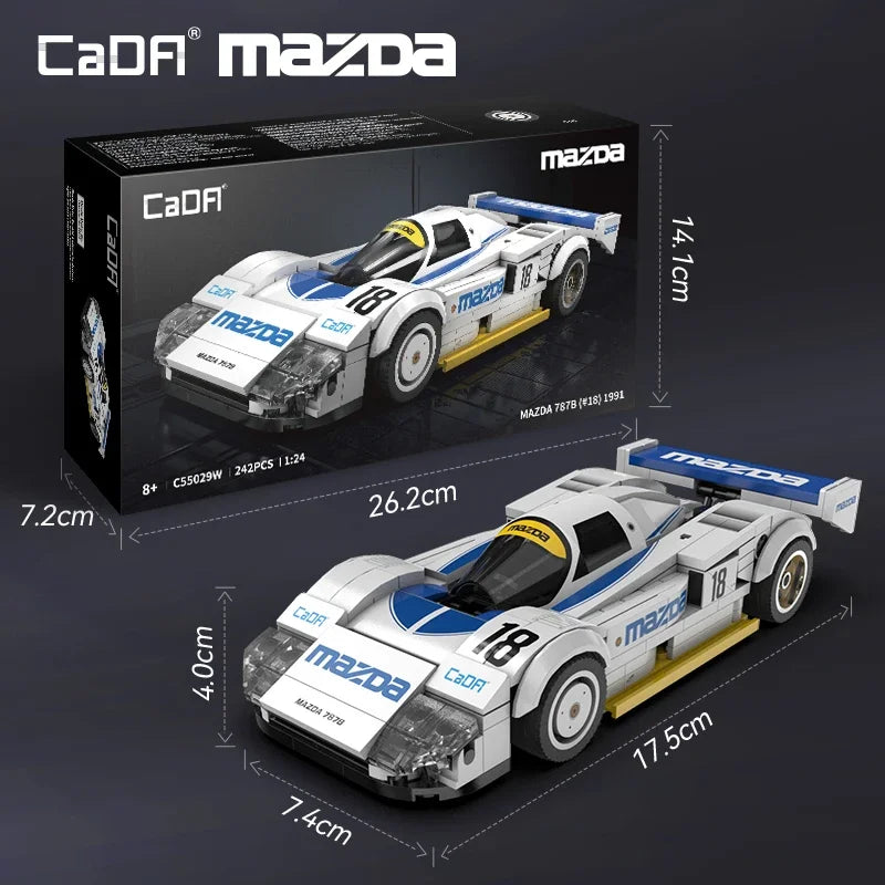 CaDA 1:24 Technical Drift Racing Car Building Block Set