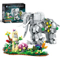 1306PCS Elephant Building Blocks – Animal Display Model