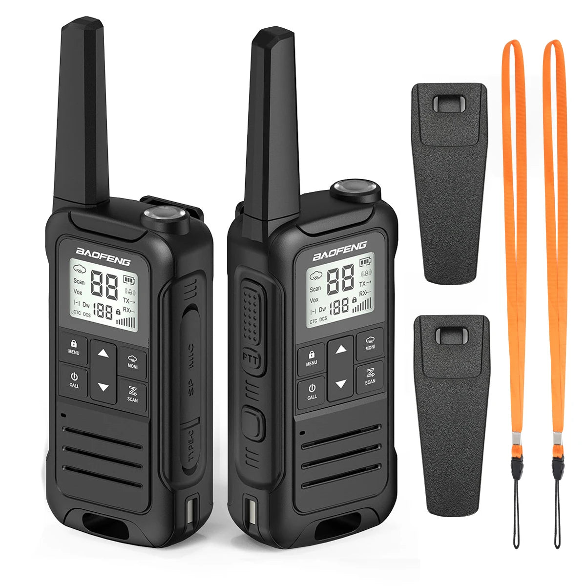 Baofeng F22 Walkie Talkie Twin Pack – Long Range PMR/FRS Two-Way Radios