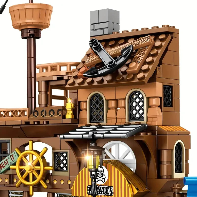 Medieval Pirate Island Fortress Building Blocks