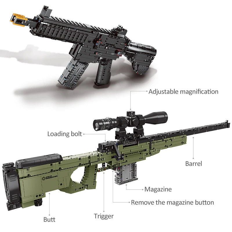 ZKZC Military Building Block Collection – 4 Tactical Model Kits