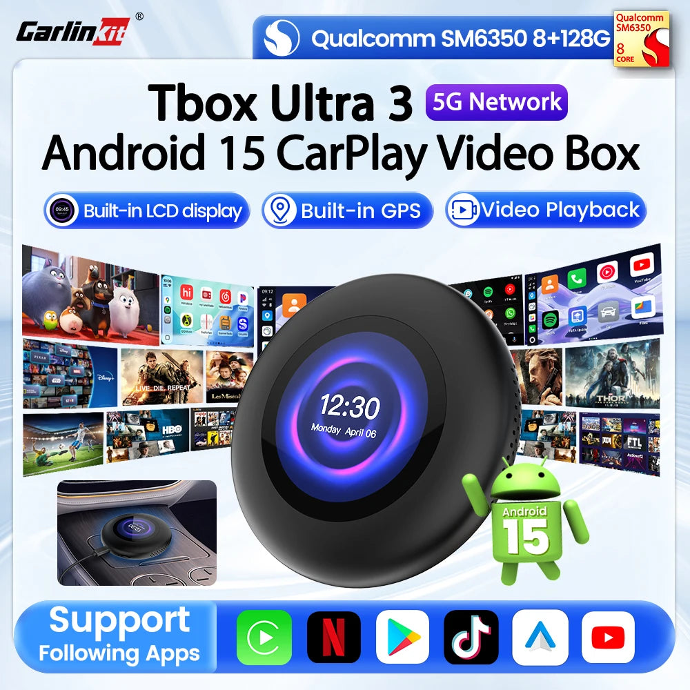 CarlinKit TBox Ultra 3 Android 15 AI Box