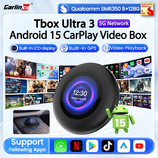 CarlinKit TBox Ultra 3 Android 15 AI Box