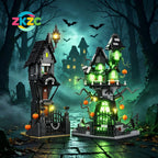 Nightmare-Inspired Haunted Mansion Building Block Collection – 581 Pieces
