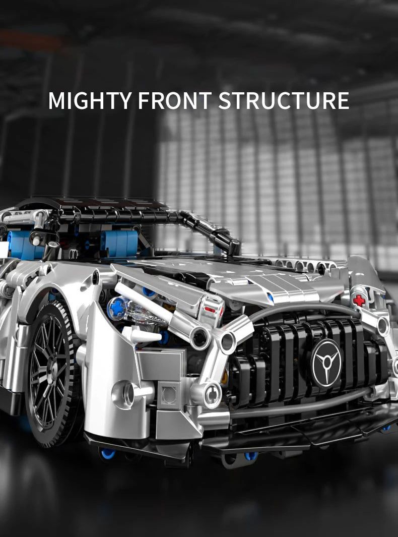 1:14 Scale Technical Racing Car Building Block Set – 1,310 Pieces
