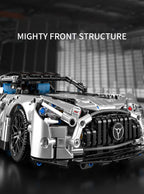 1:14 Scale Technical Racing Car Building Block Set – 1,310 Pieces
