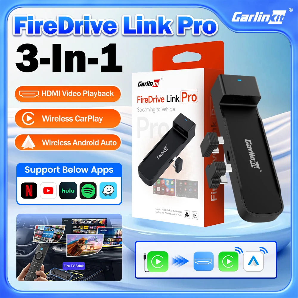 CarlinKit FireDrive Link Pro 3-in-1 Adapter