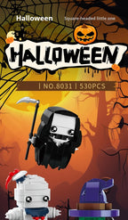 Halloween Horror Building Block Collection – Spooky MOC Display Sets