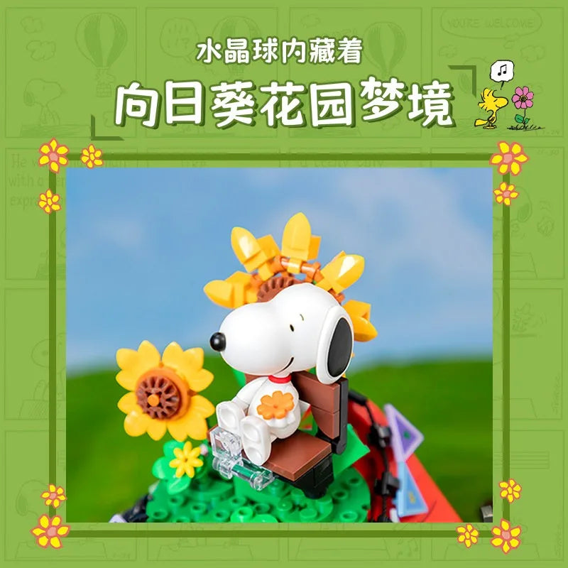 Pantasy Snoopy Red House Building Blocks – 12 Designs to Collect