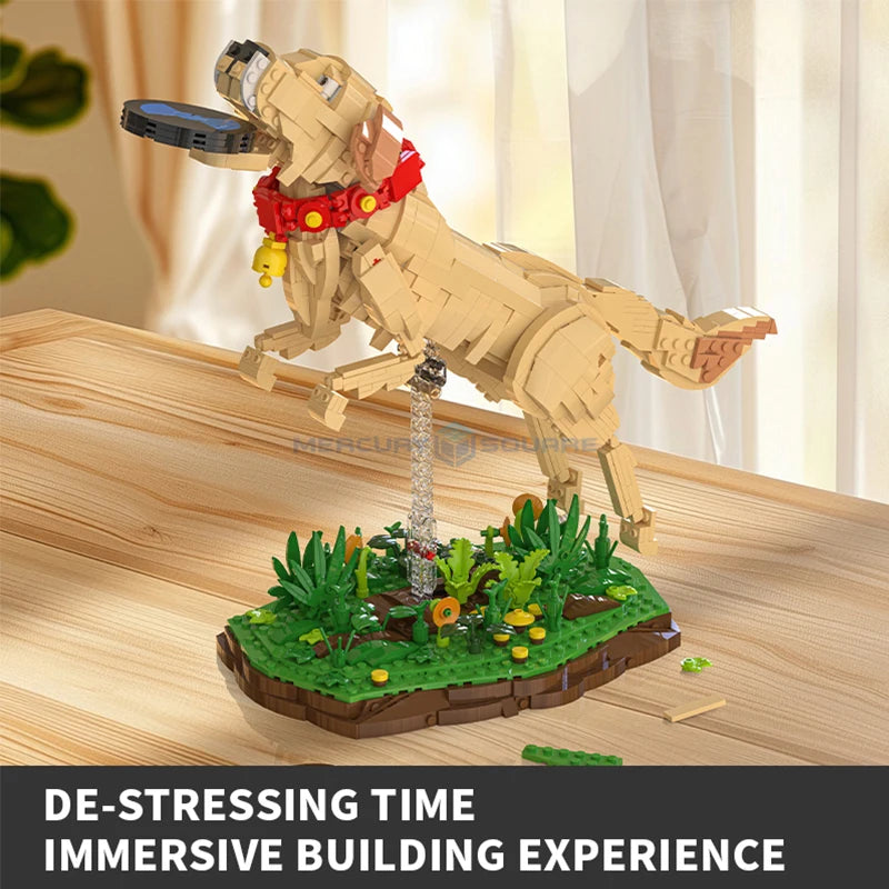 1257PCS Labrador Retriever Building Blocks – MOC 66060