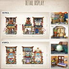 Japanese Street Shop Micro Building Blocks