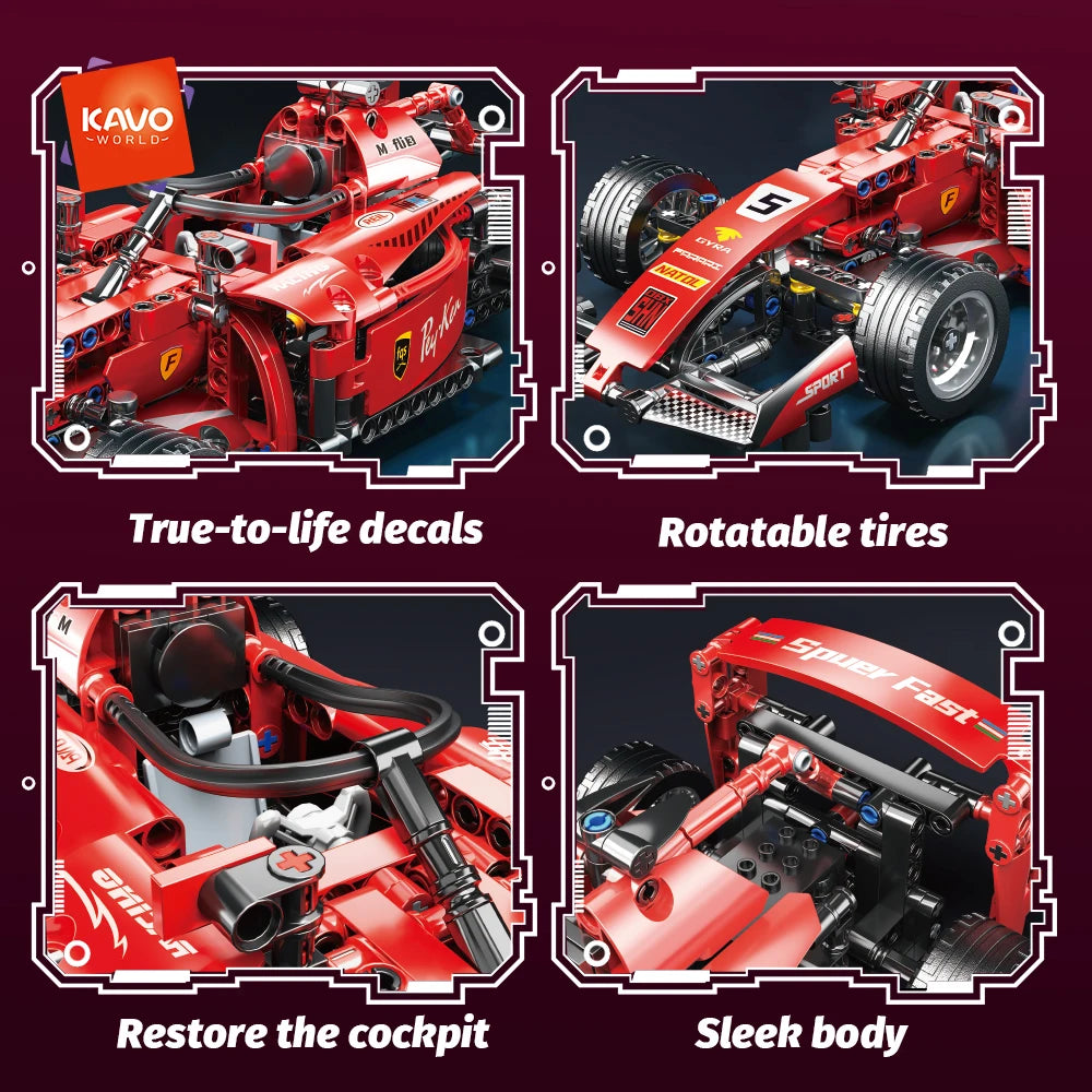 RC Race Car Building Block Collection – High-Speed Performance Models