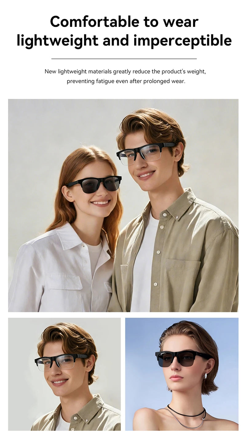Lenovo D12 AI Smart Glasses – AI Translation & HD Camera