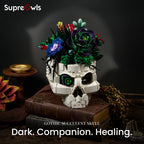 Gothic Succulent Skull Building Set