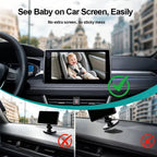 Baby Car Camera with Wireless CarPlay & Android Auto