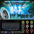 7" Retractable Wireless Android Auto Car Stereo – 1DIN MP5 Player