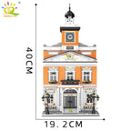 HUIQIBAO City Corner Coffee Shop Micro Building Blocks – 5 Sets to Collect