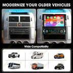 7" Retractable Wireless Android Auto Car Stereo – 1DIN MP5 Player