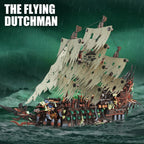 2,159 Pieces - LED Flying Dutchman Ghost Pirate Ship Building Block Set