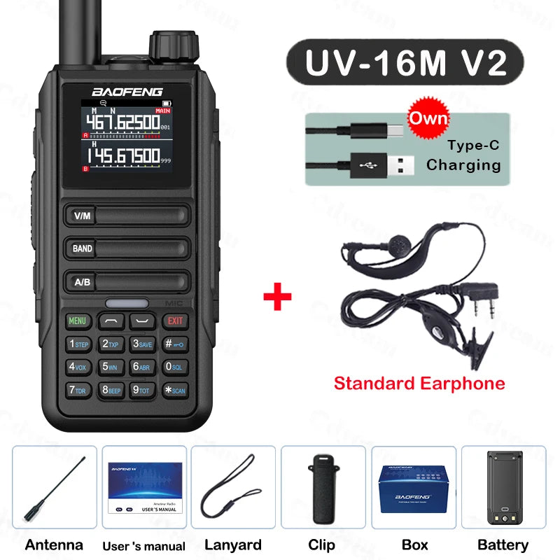 Baofeng UV-16M V2 Full Band Radio