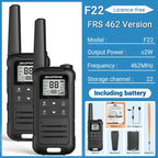 Baofeng F22 Walkie Talkie Twin Pack – Long Range PMR/FRS Two-Way Radios