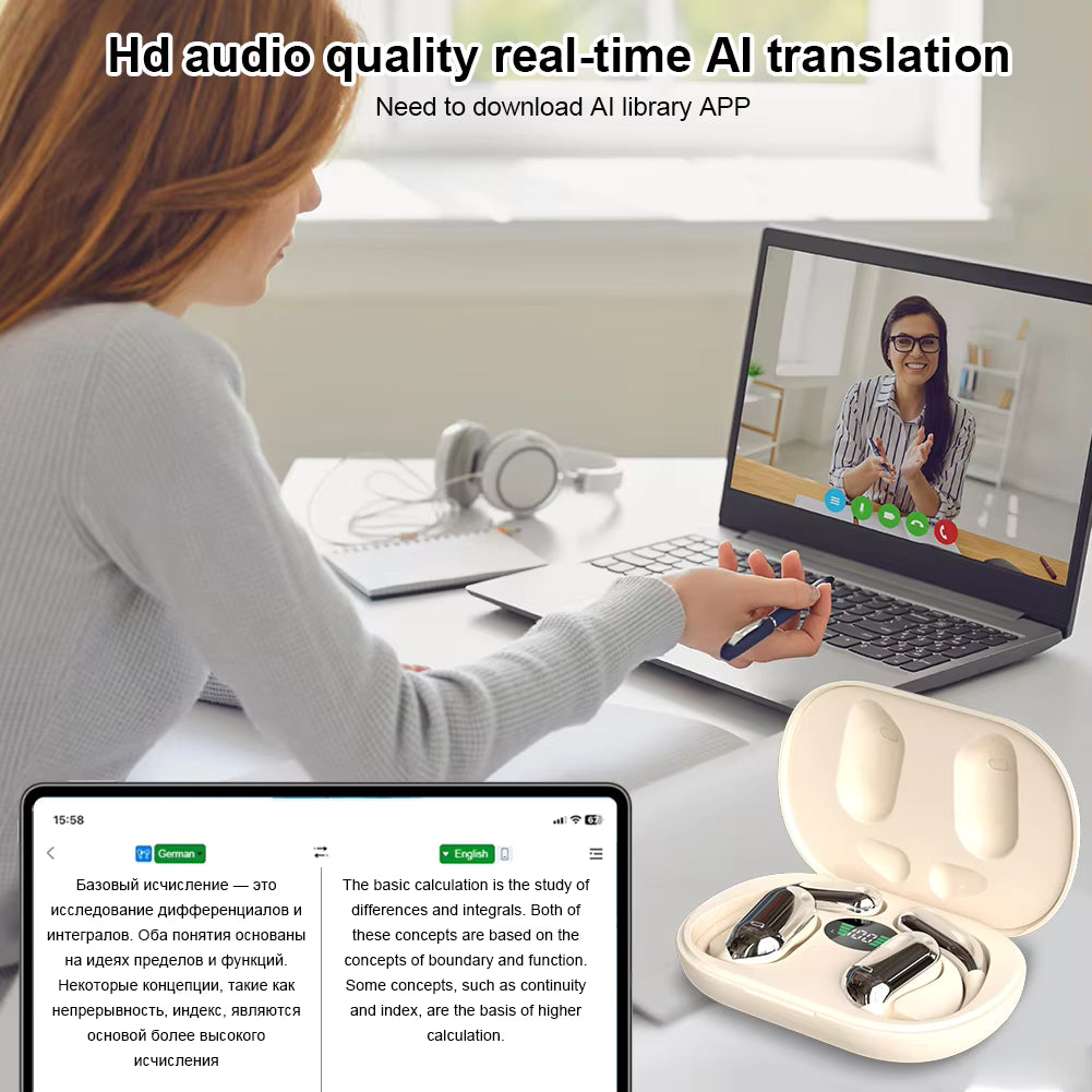 AI Real-Time Translation Earbuds – Your Passport to Better Conversations