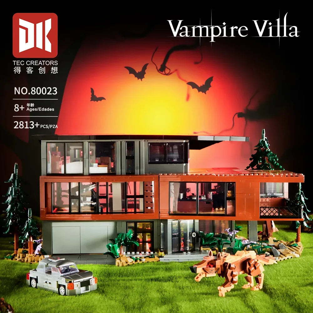 2,813PCS Mystic Vampire House Building Set