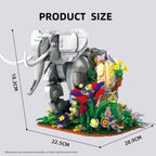 1306PCS Elephant Building Blocks – Animal Display Model