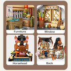 Japanese Street Shop Micro Building Blocks